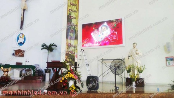 Màn hình Led nhà thờ Hòa Hưng - Q10, TP. HCM 
